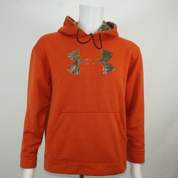 under armour storm hoodie orange